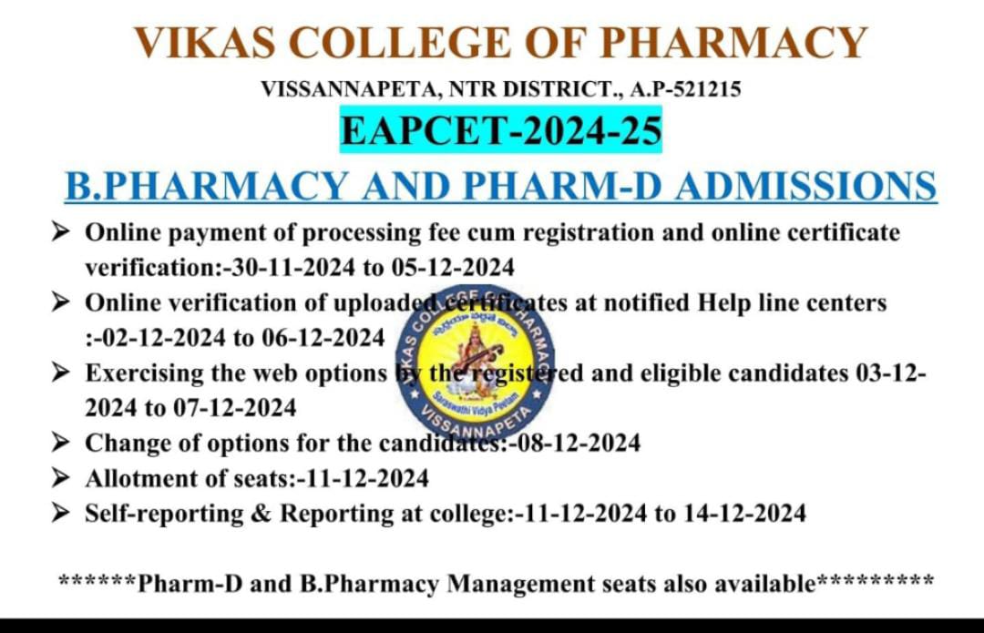 Vikas College Of Pharmacy